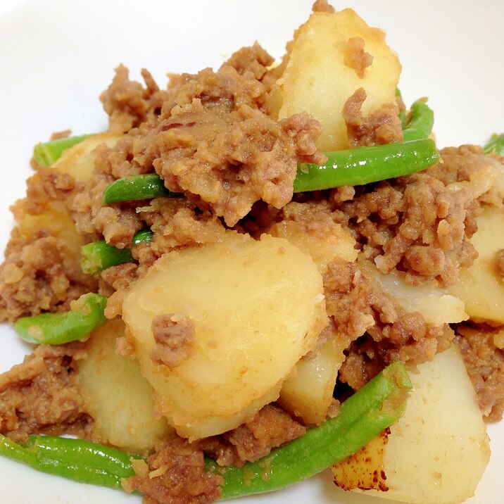 ボリュームおかず☆じゃがいもの肉味噌炒め